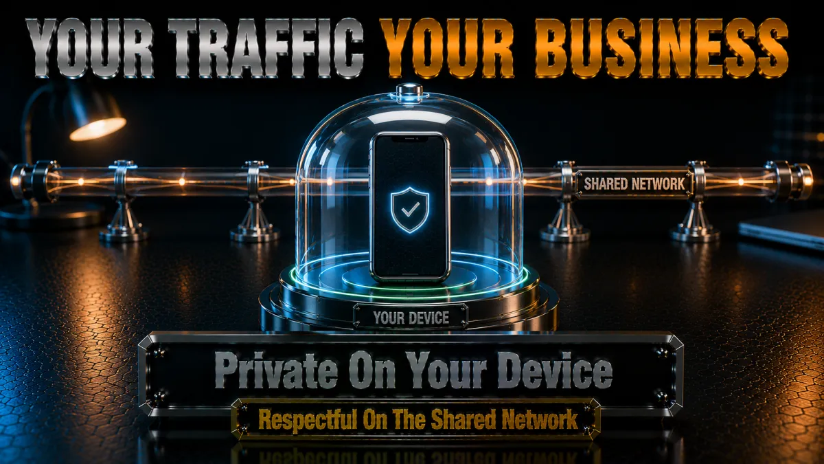 Privacy and responsible use on campus: your traffic stays your business