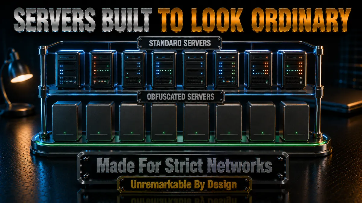 Obfuscated servers explained: connections built to look ordinary on strict networks