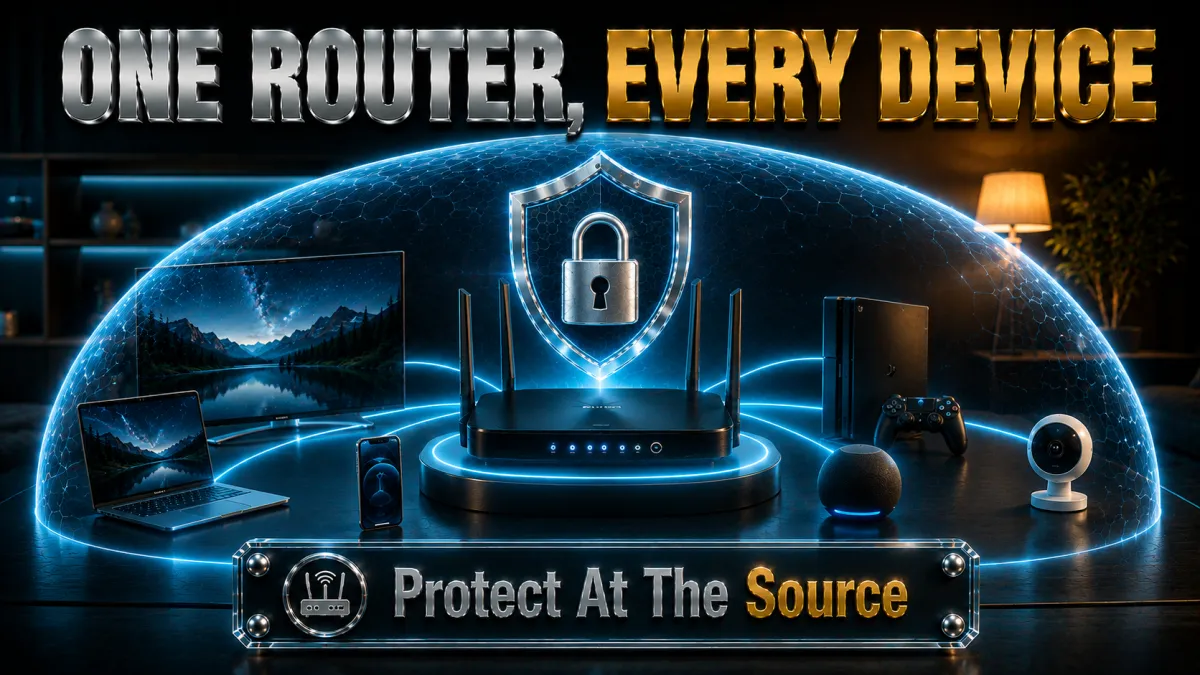What is a VPN router: one router protects every device in the home at the source