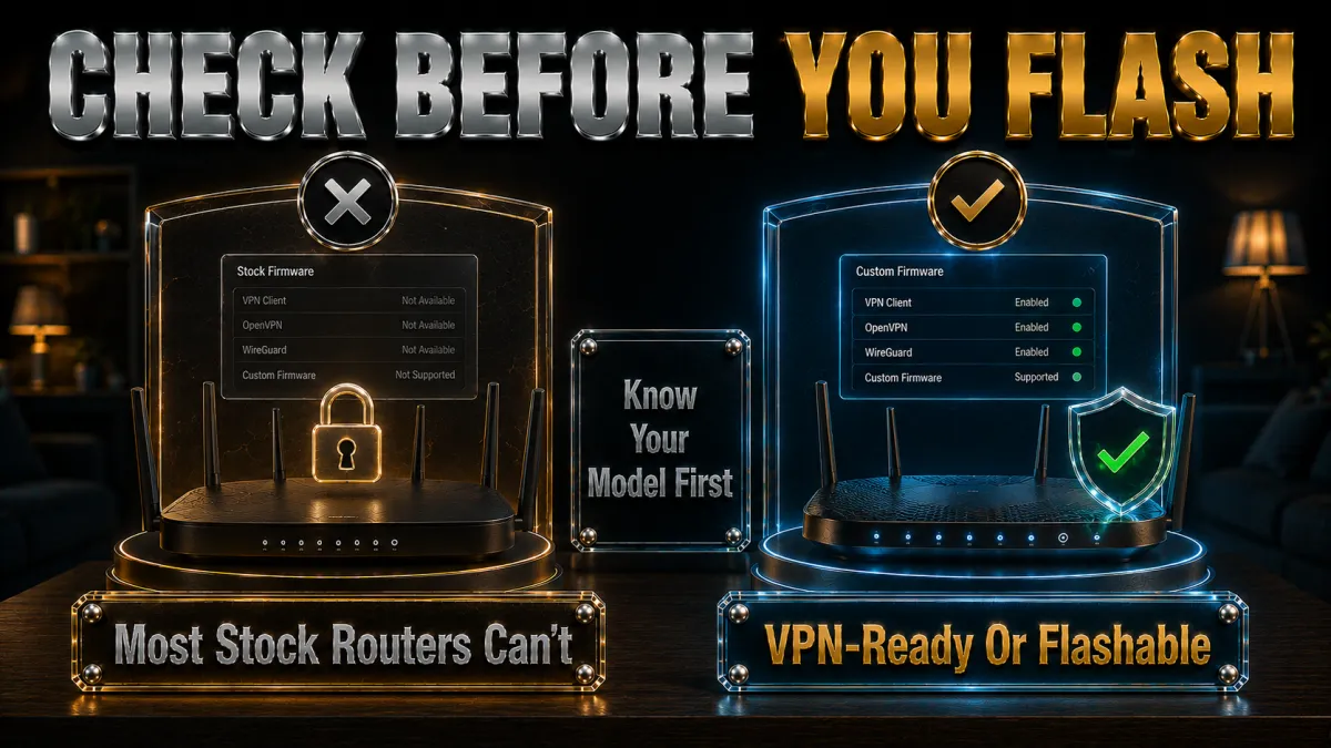 Does your router support a VPN: most stock routers cannot, check your model first