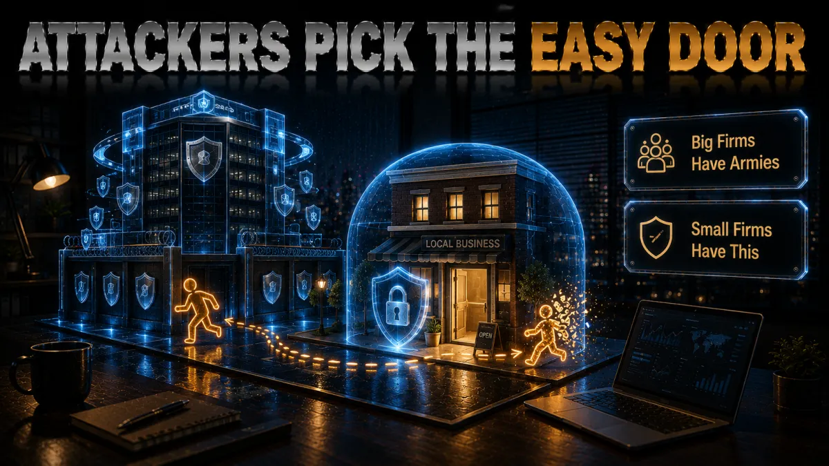 Why small businesses need a VPN: attackers pick the easy door