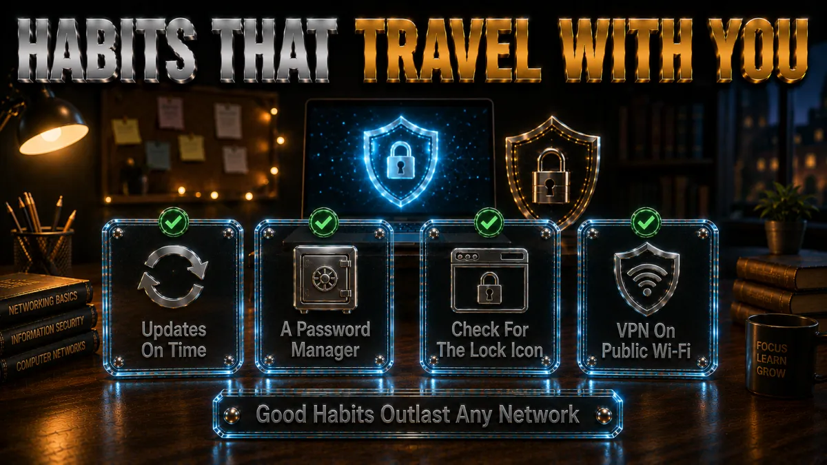 Privacy habits that protect students everywhere: good habits outlast any network
