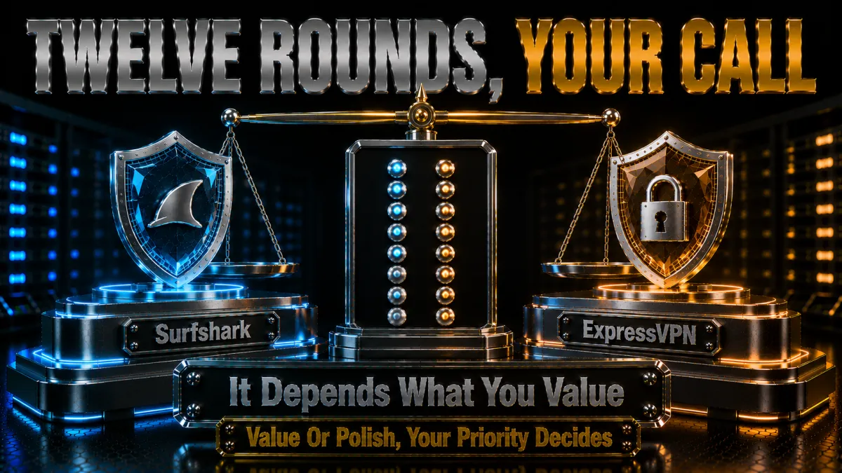 Twelve rounds tallied nearly even: it depends what you value, polish or price