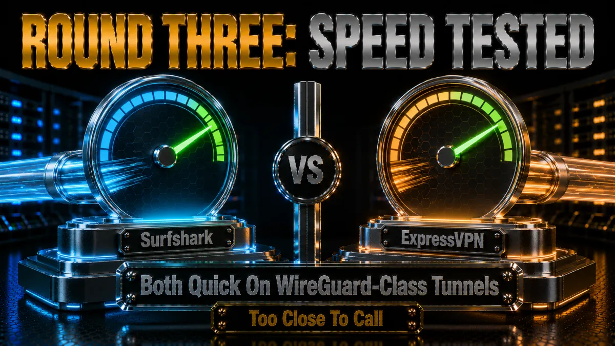 Round three speed tested: both quick on modern tunnels, too close to call
