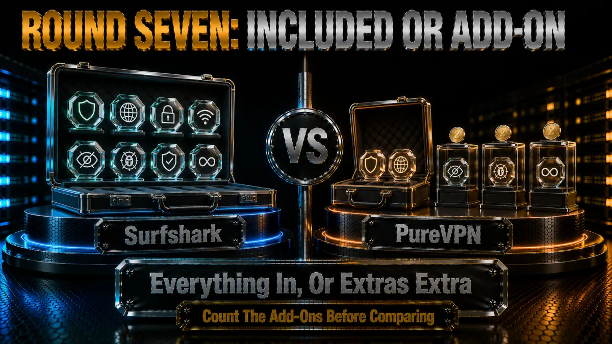 Round seven included or add-on: everything in or extras extra, count the add-ons