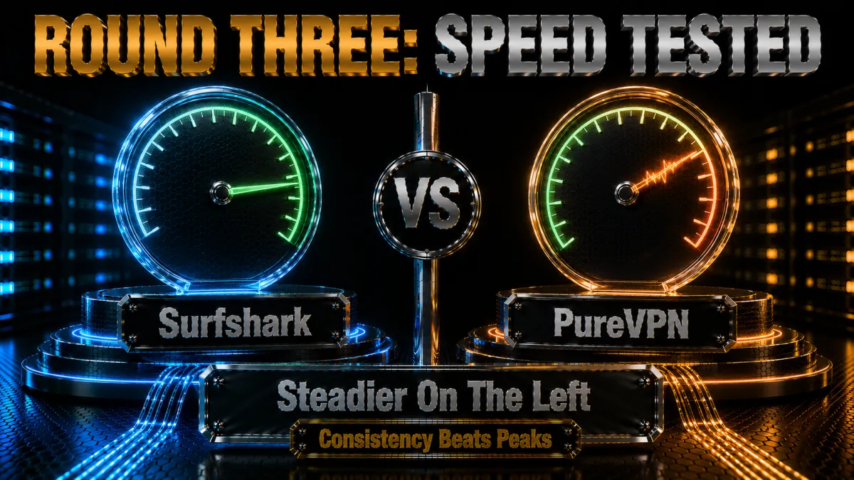 Round three speed tested: steadier on the left, consistency beats peaks