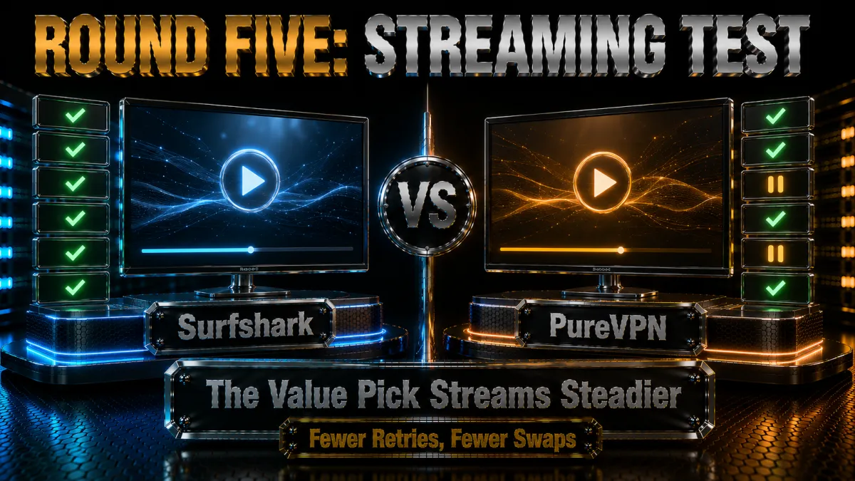 Round five streaming test: the value pick streams steadier with fewer retries