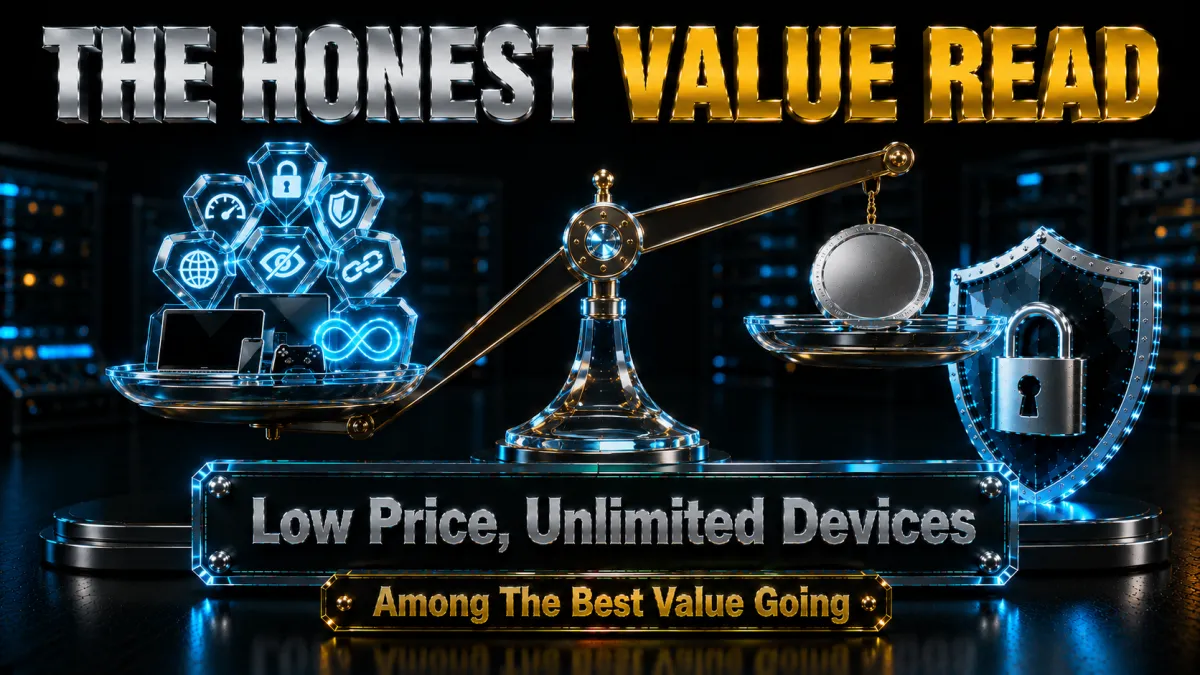Surfshark pricing and value: low price with unlimited devices, among the best value going