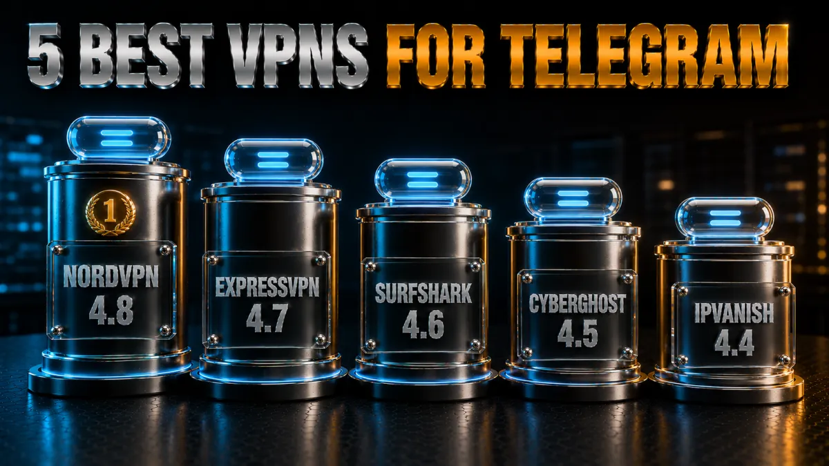 The five best VPNs for Telegram in 2026, ranked by real testing