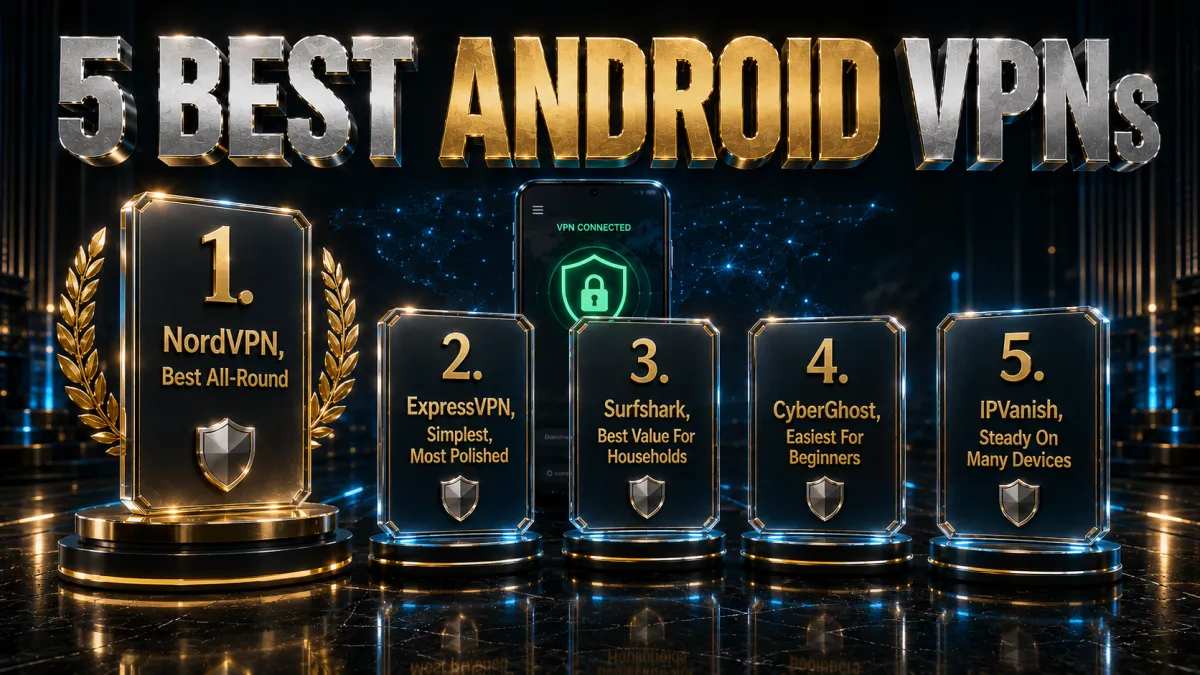 The 5 best Android VPNs ranked honestly