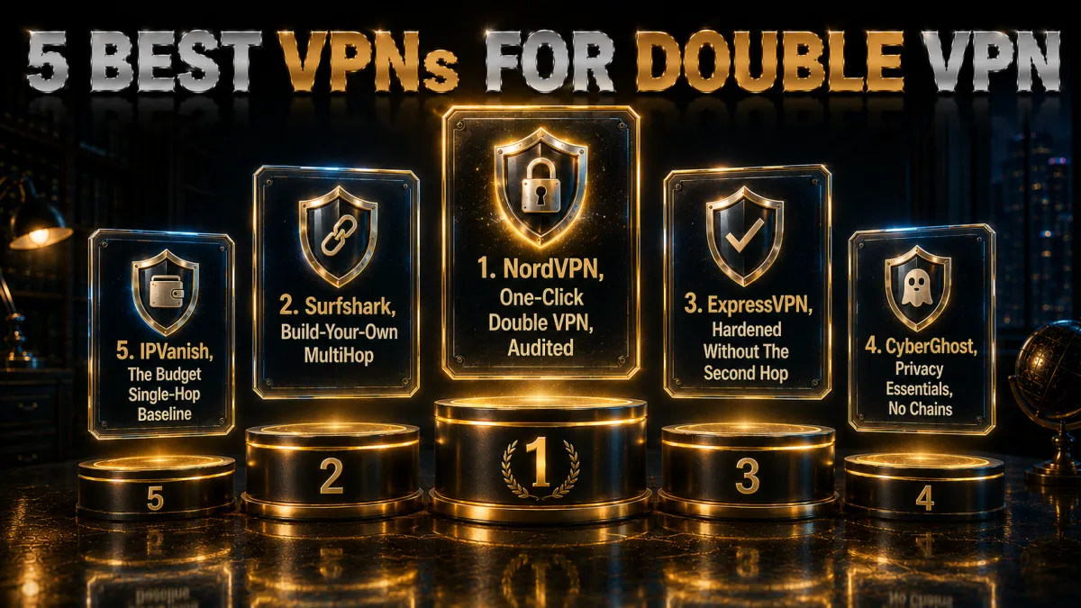 The 5 best VPNs for double VPN and hardened privacy ranked