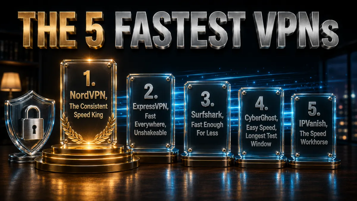 The 5 fastest VPNs ranked