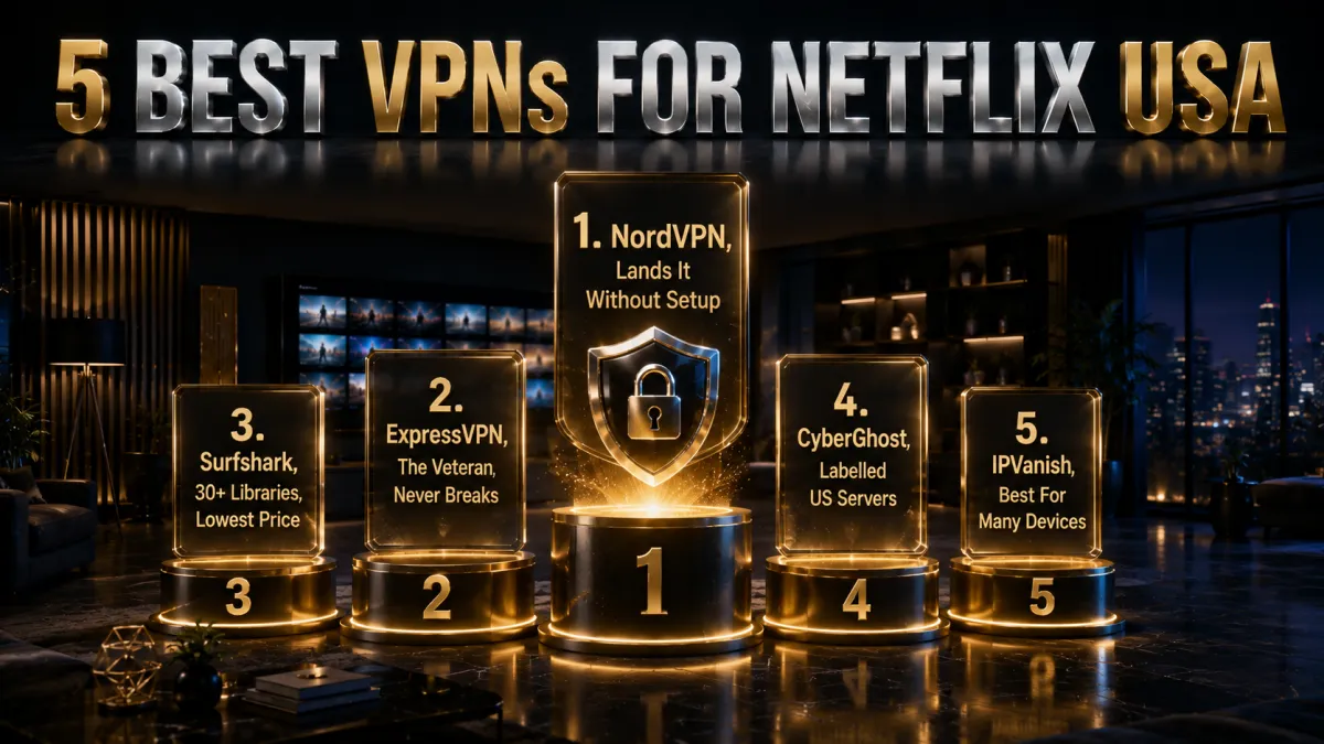 The 5 best VPNs for Netflix USA ranked