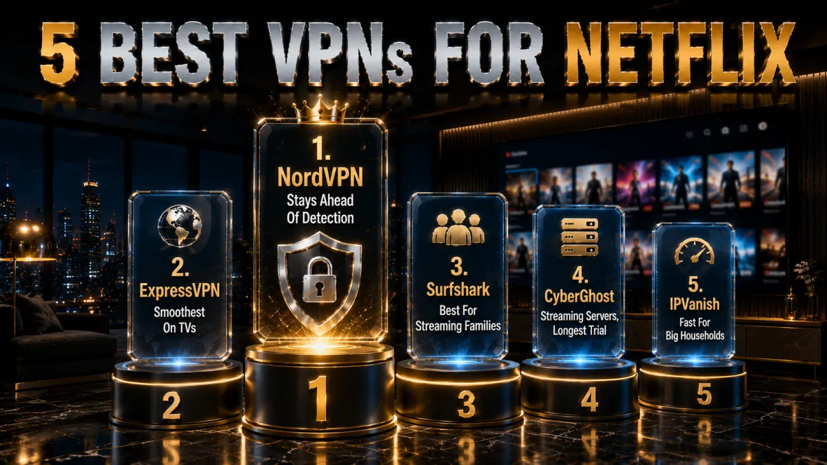 The 5 best VPNs for Netflix ranked