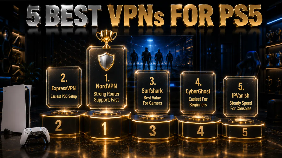 The 5 best VPNs for PS5 ranked
