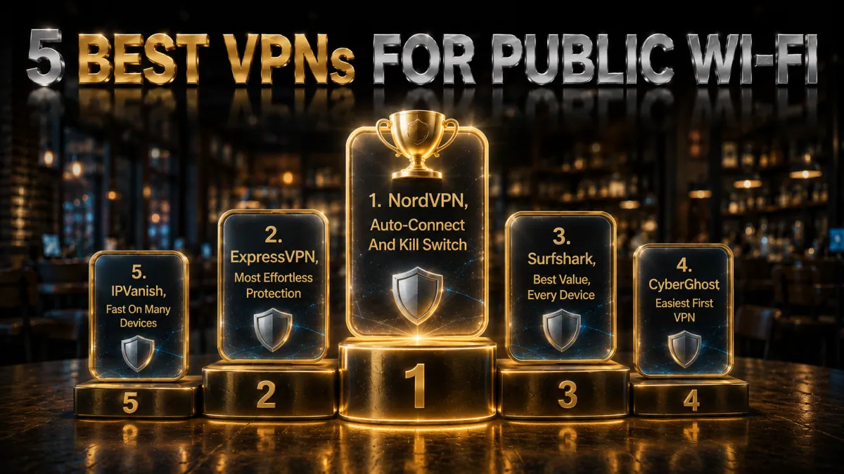 The 5 best VPNs for public wifi ranked