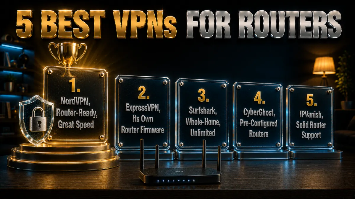 The 5 best VPNs for routers ranked