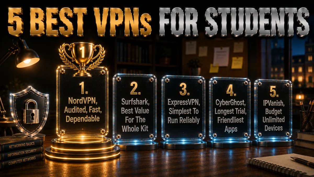 The 5 best personal VPNs for students ranked