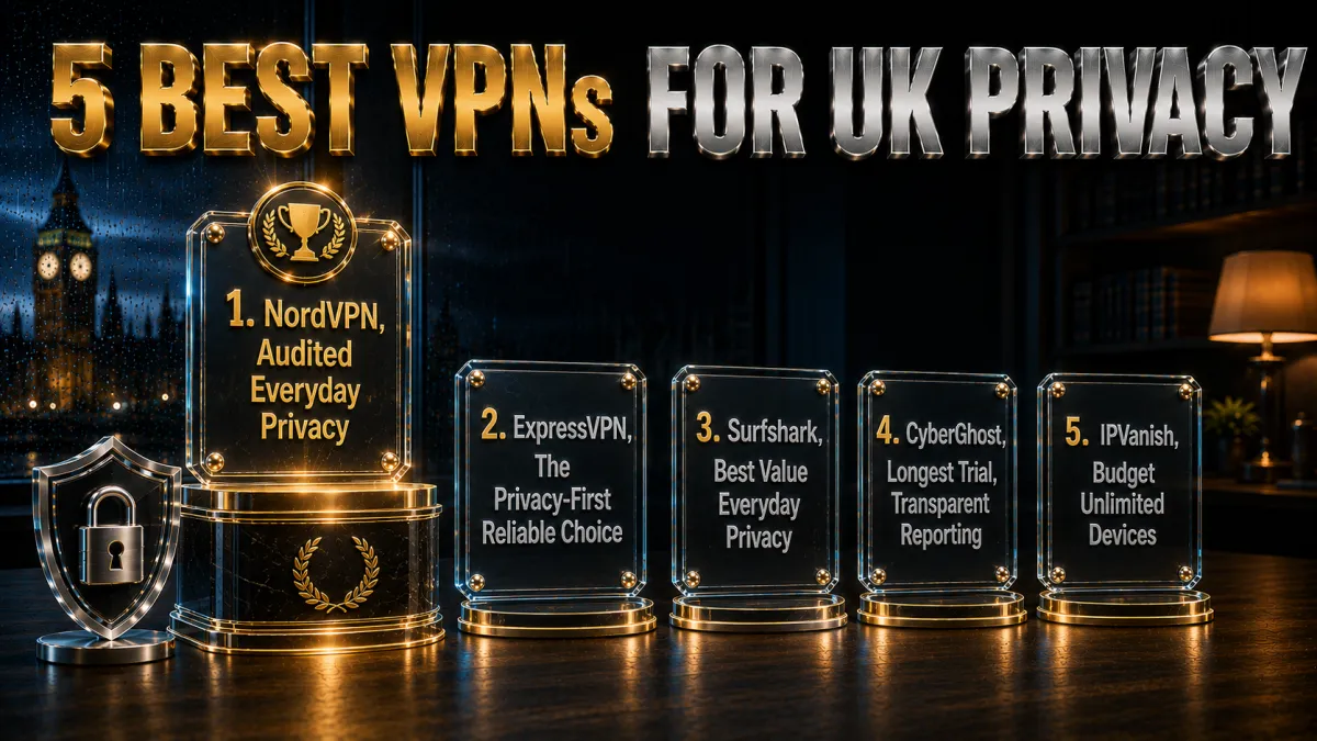 The 5 best VPNs for everyday privacy in the UK ranked