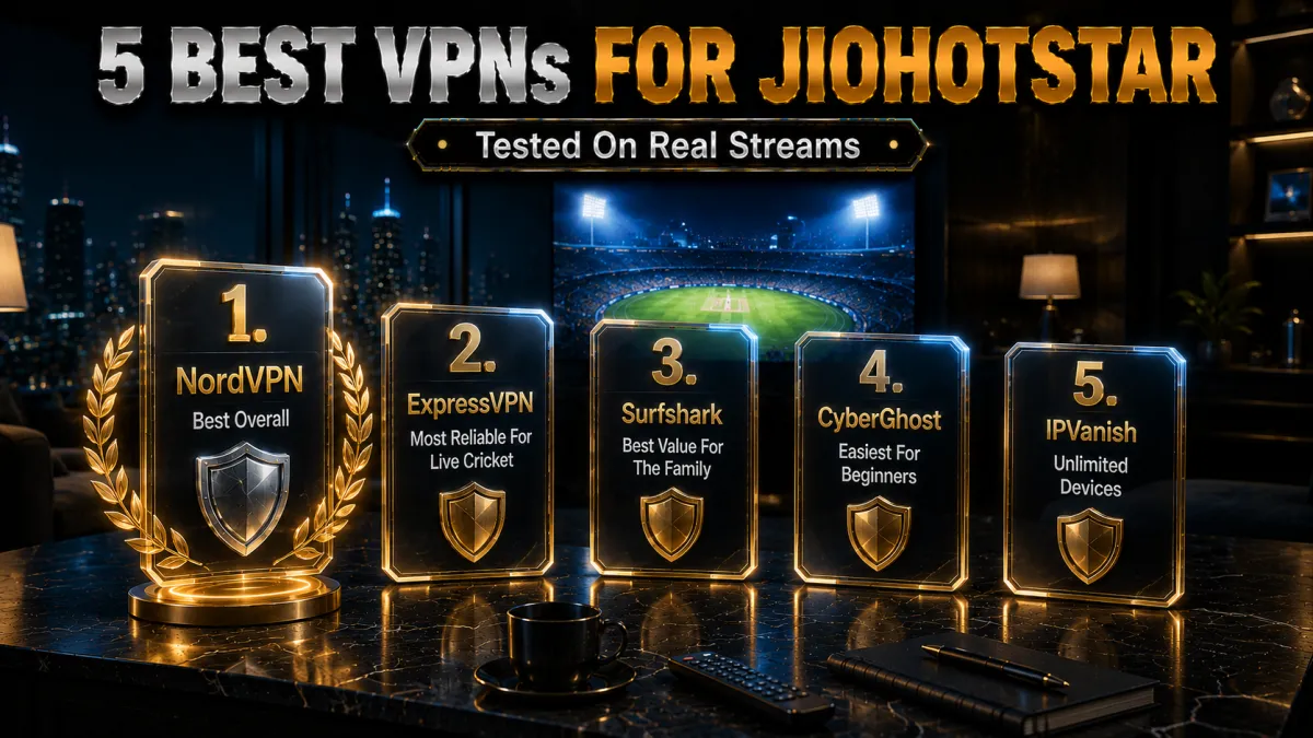 The 5 best VPNs for JioHotstar ranked and tested on real streams