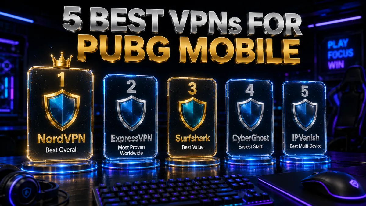 The 5 best VPNs for PUBG Mobile ranked