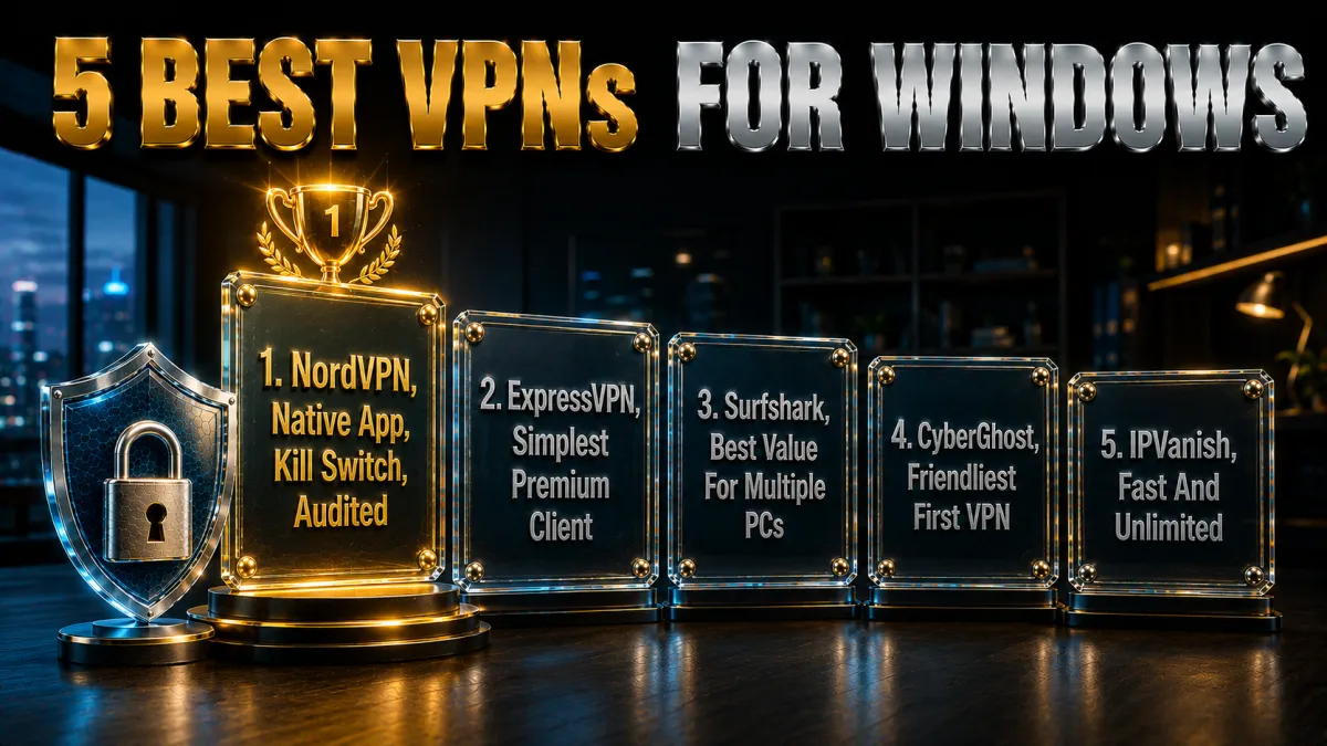 The 5 best VPNs for Windows ranked