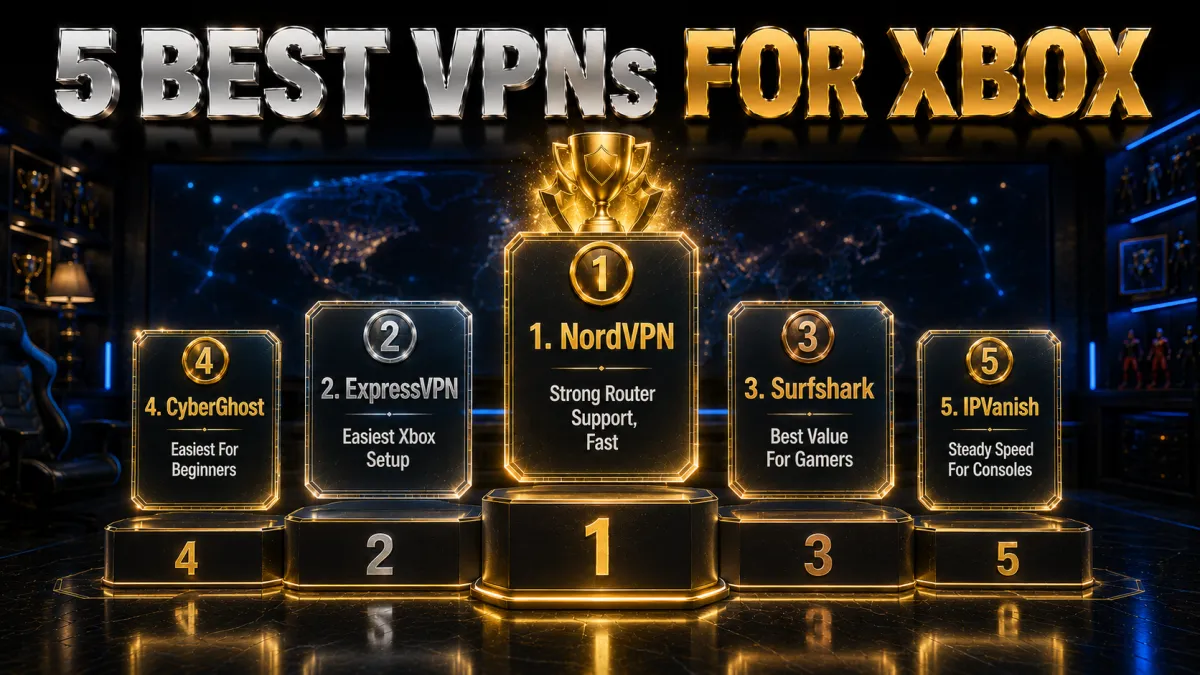 The 5 best VPNs for Xbox ranked