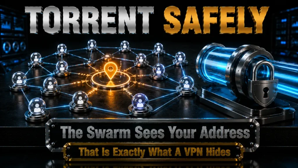 How torrenting exposes your address: the swarm sees it and that is exactly what a VPN hides