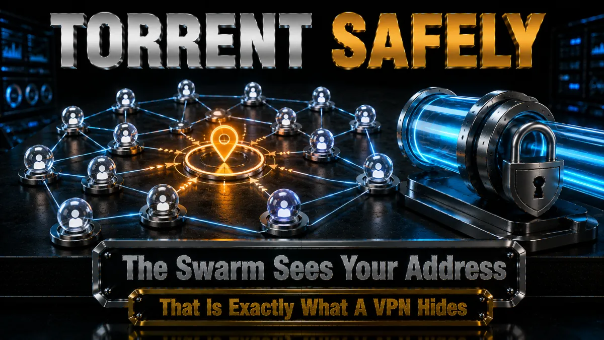 How torrenting exposes your address: the swarm sees it and that is exactly what a VPN hides