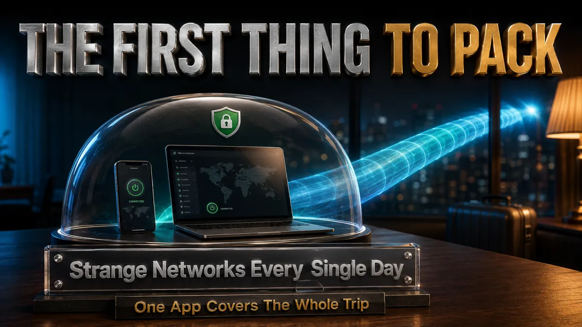 Why you need a VPN when you travel: one app covers the whole trip