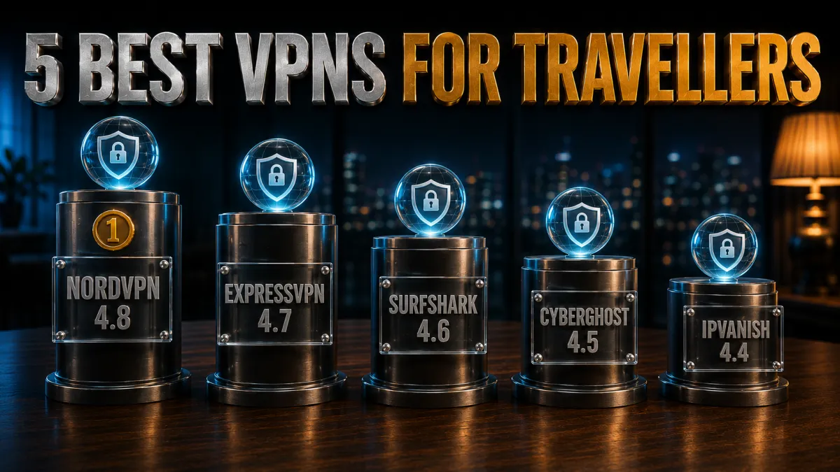 The five best VPNs for travellers in 2026, ranked by real testing