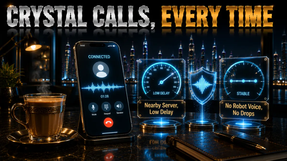 Getting UAE call quality right: nearby server, low delay, no drops
