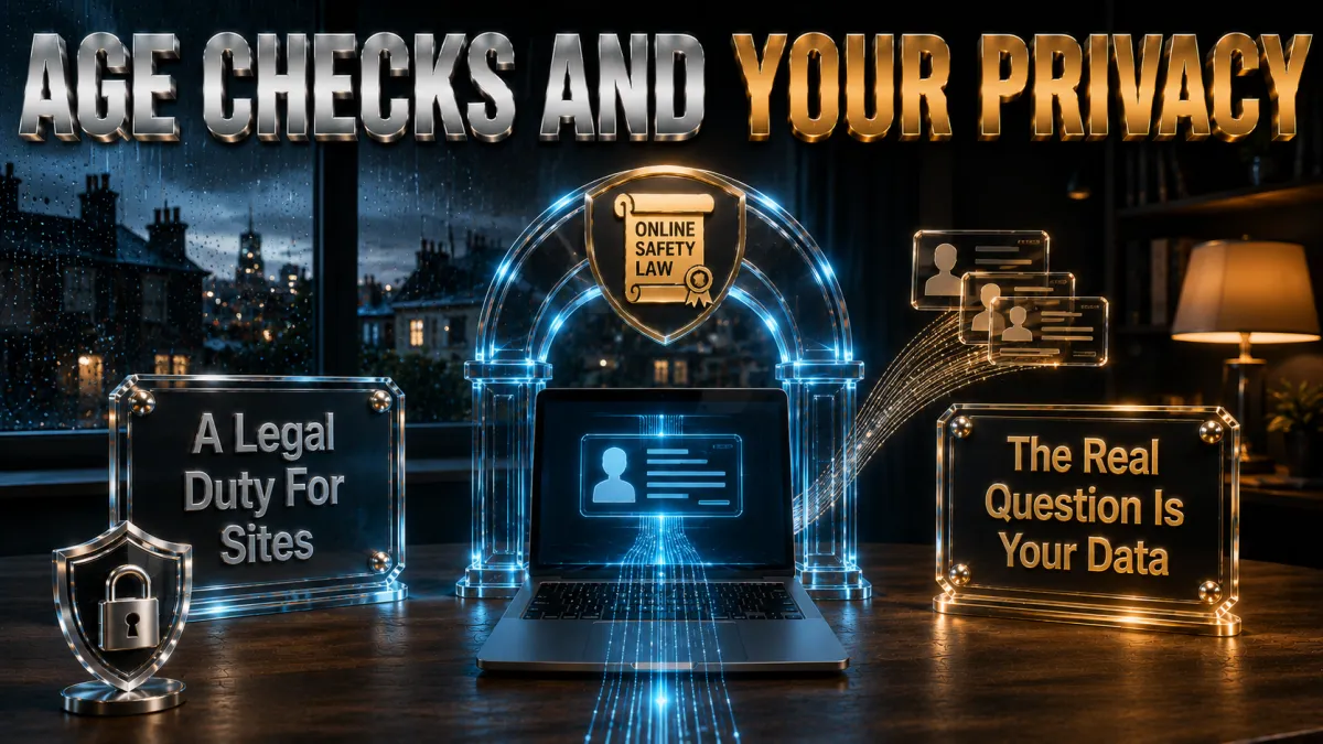 UK age verification and your privacy: a legal duty for sites, the real question is your data
