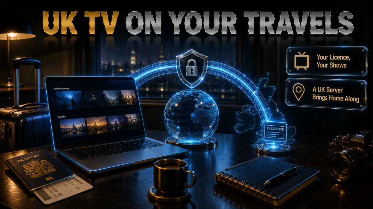 Watching UK TV while travelling: your licence, your shows, a UK server brings home along