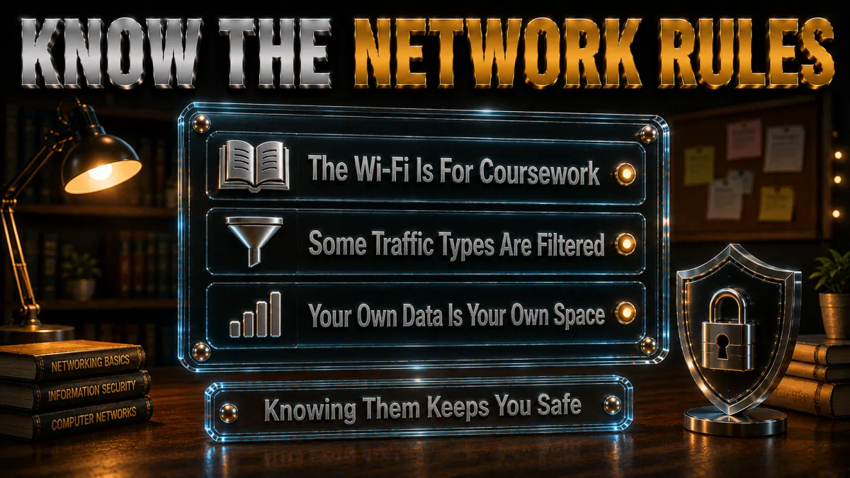Understanding your acceptable use policy: knowing the network rules keeps you safe
