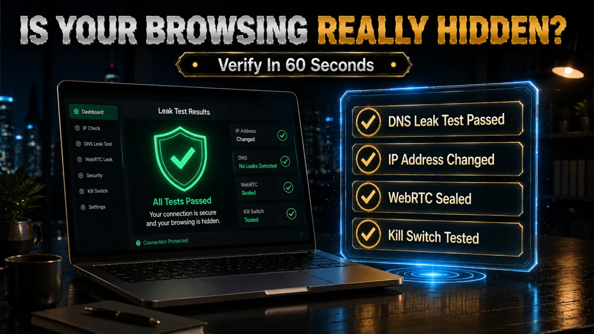 How to verify your browsing is really hidden in 60 seconds