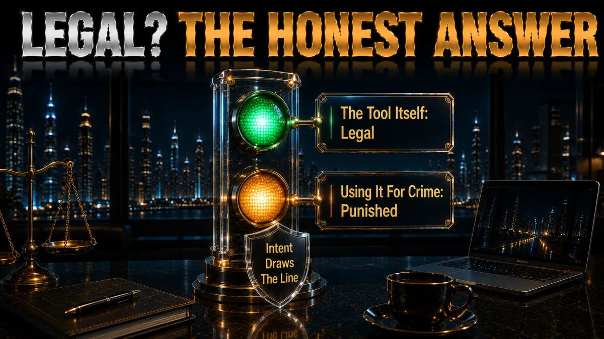 Is a VPN legal in the UAE: the tool itself legal, using it for crime punished