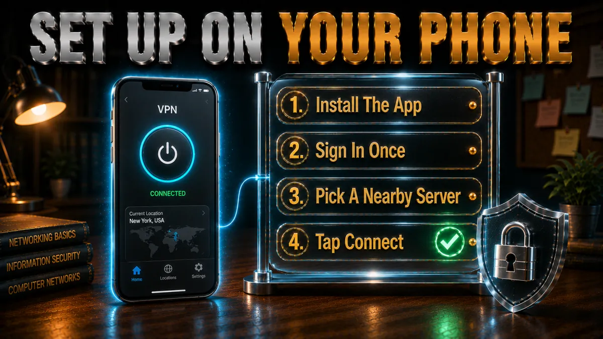 Setting up a VPN on your phone in four steps
