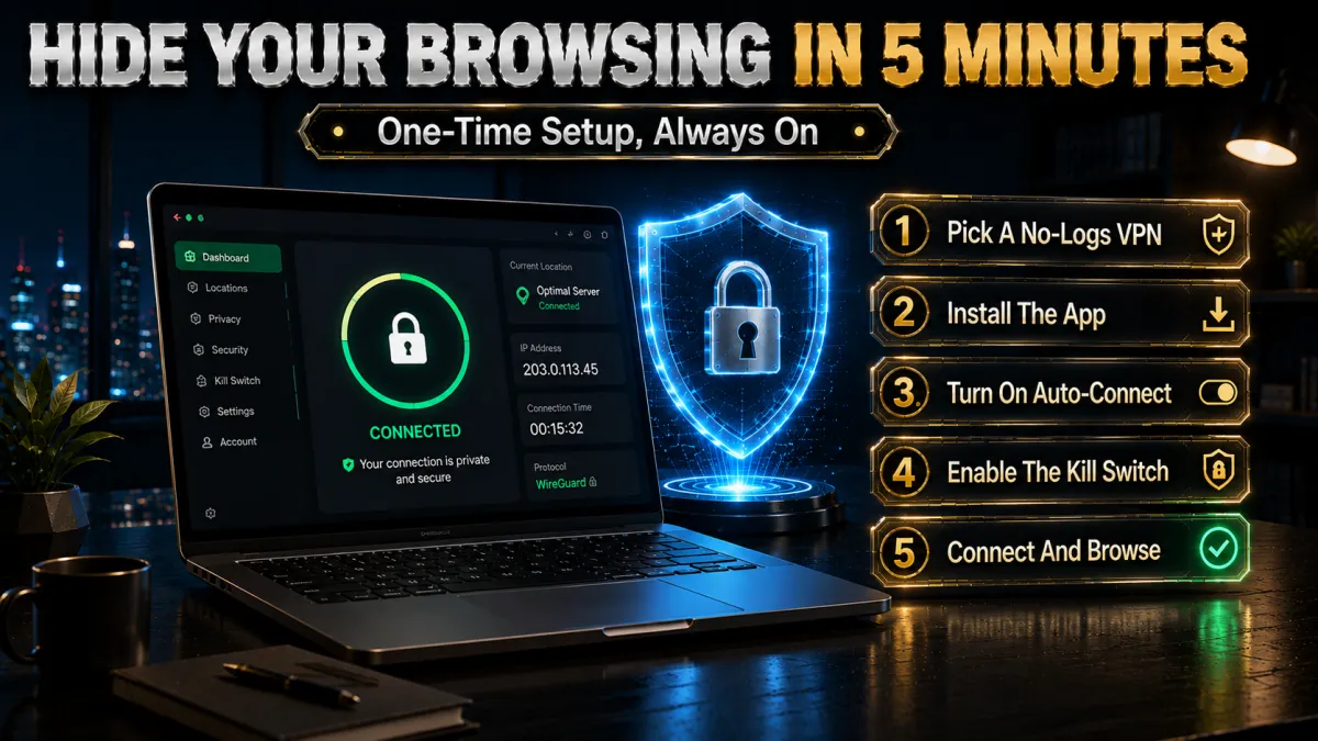 How to set up a VPN to hide your browsing in 5 minutes