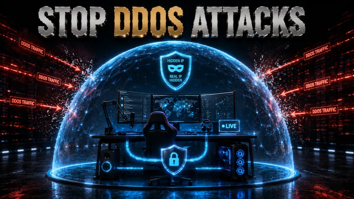 How a VPN stops DDoS attacks for Warzone streamers