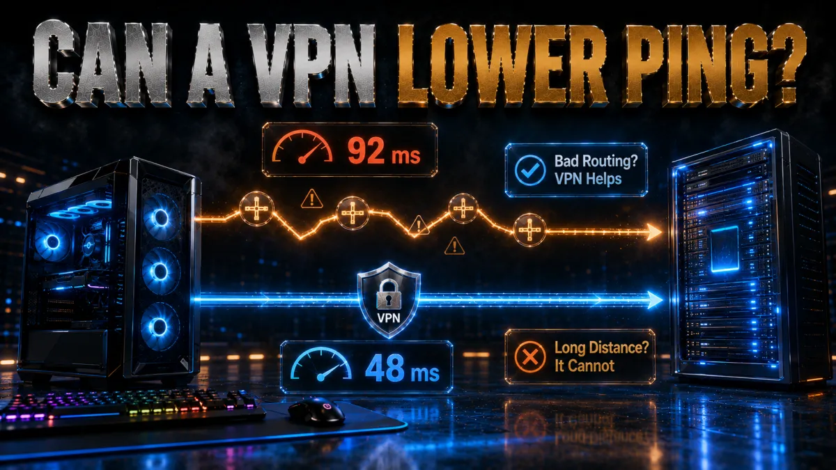 Can a VPN lower ping in Warzone: routing fix, not magic