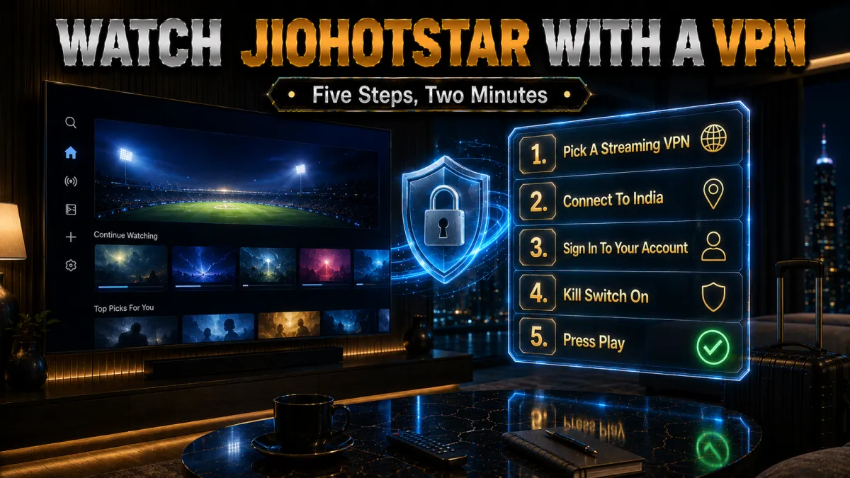 How to watch JioHotstar with a VPN in five steps