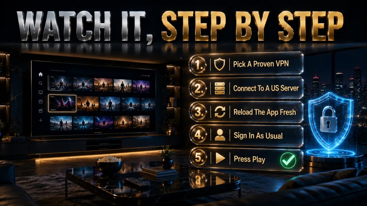 How to watch Netflix USA with a VPN step by step