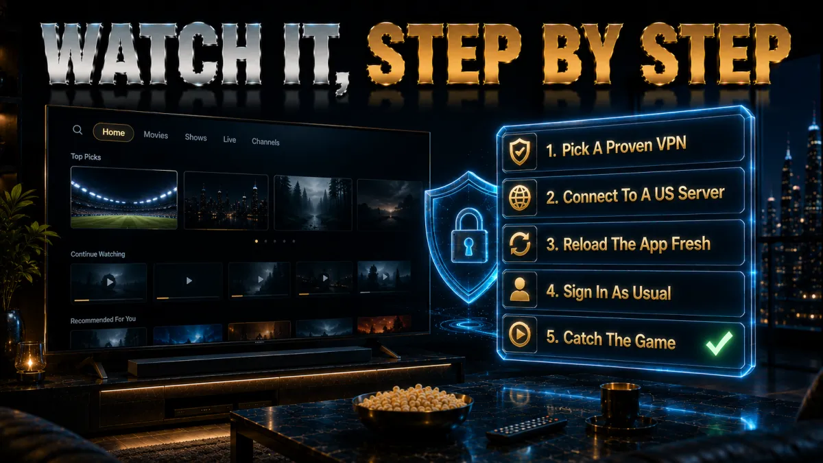 How to watch Peacock TV with a VPN step by step